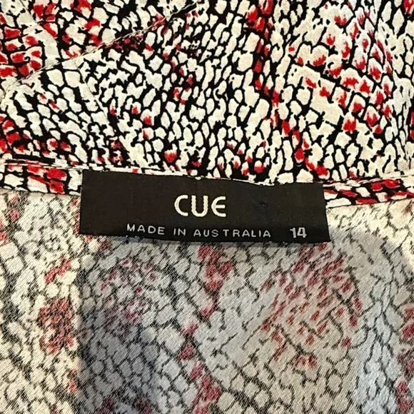 Cue | Python Cowl Neck Dress - Picture 8 of 9